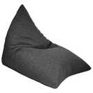 rucomfy charcoal barley humbug beanbag, imported from the UK
