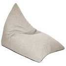 rucomfy Barley Fabric Humbug Beanbag Natural 4kg, imported from the UK