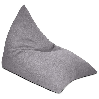Argos rucomfy Barley Fabric Humbug Beanbag Grey Beanbag 116x90x140cm- Buy online at McGrocer