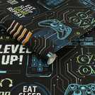 Fresco Game Over Black wallpaper 52cm x 10m roll - British product