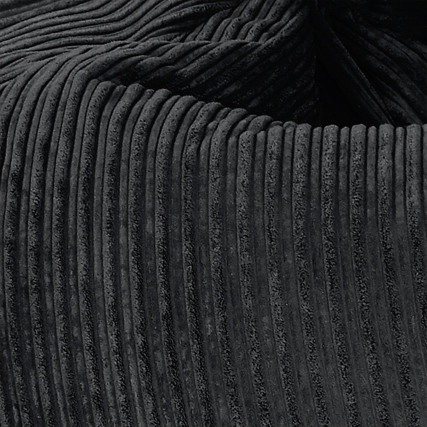rucomfy jumbo bean bag chair black, imported from the UK
