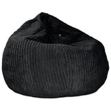 rucomfy jumbo bean bag chair black, imported from the UK