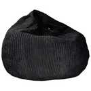 rucomfy jumbo bean bag chair black, imported from the UK