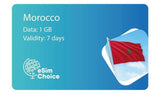 eSimChoice Morocco Travel eSIM - 7 Days - 1GB GOODS Argos