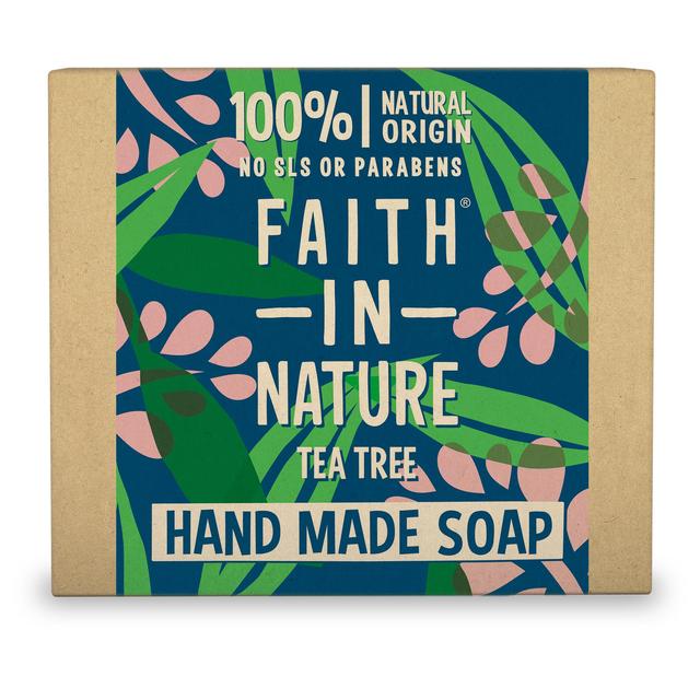 Faith in Nature Tea Tree Pure Hand Made Soap Bar   100g GOODS M&S   