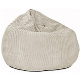 Rucomfy bean bag in Light Grey, 110x80x80cm, imported from the UK