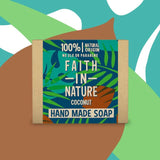 Faith in Nature Coconut Pure Hand Made Soap Bar   100g GOODS M&S   