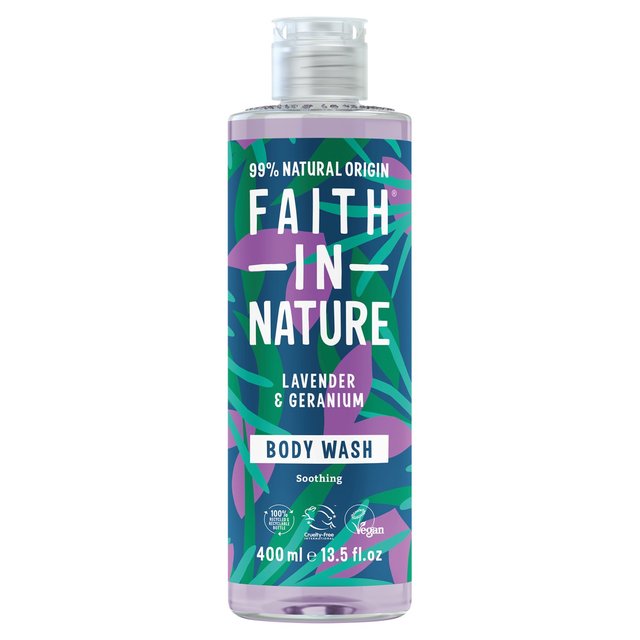 Faith in Nature Lavender & Geranium Body Wash   400ml GOODS M&S   