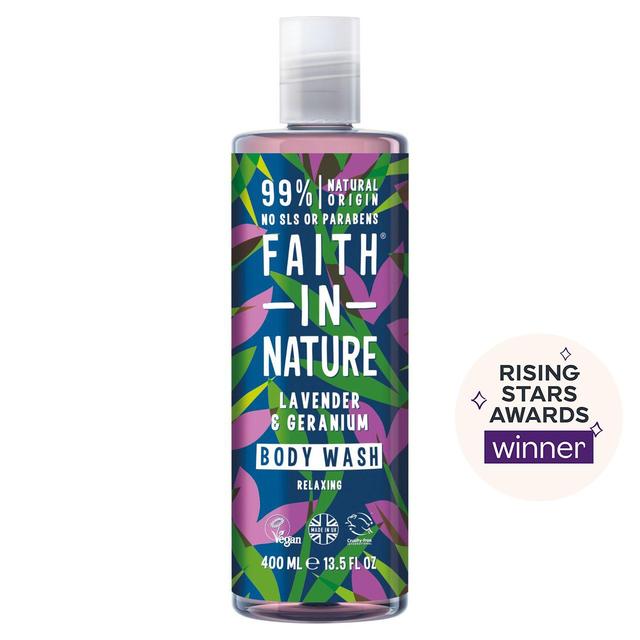 Faith in Nature Lavender & Geranium Body Wash   400ml