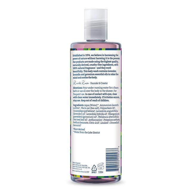 Faith in Nature Lavender & Geranium Body Wash   400ml GOODS M&S   