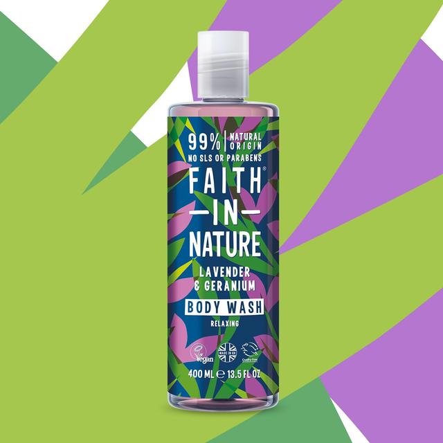 Faith in Nature Lavender & Geranium Body Wash   400ml GOODS M&S   