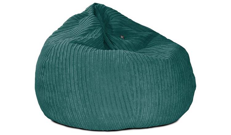 rucomfy Large Teal Bean Bag Chair, imported from the UK