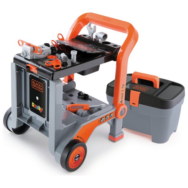 Smoby Black+Decker 3-in-1 role play workbench H59cm (British brand)