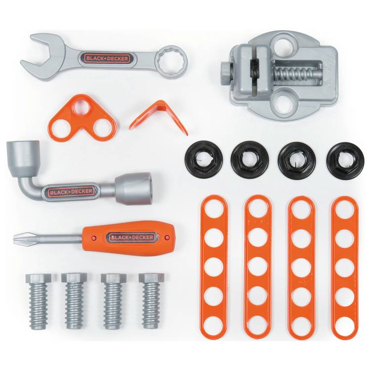 Smoby Black+Decker 3-in-1 role play workbench H59cm (British brand)