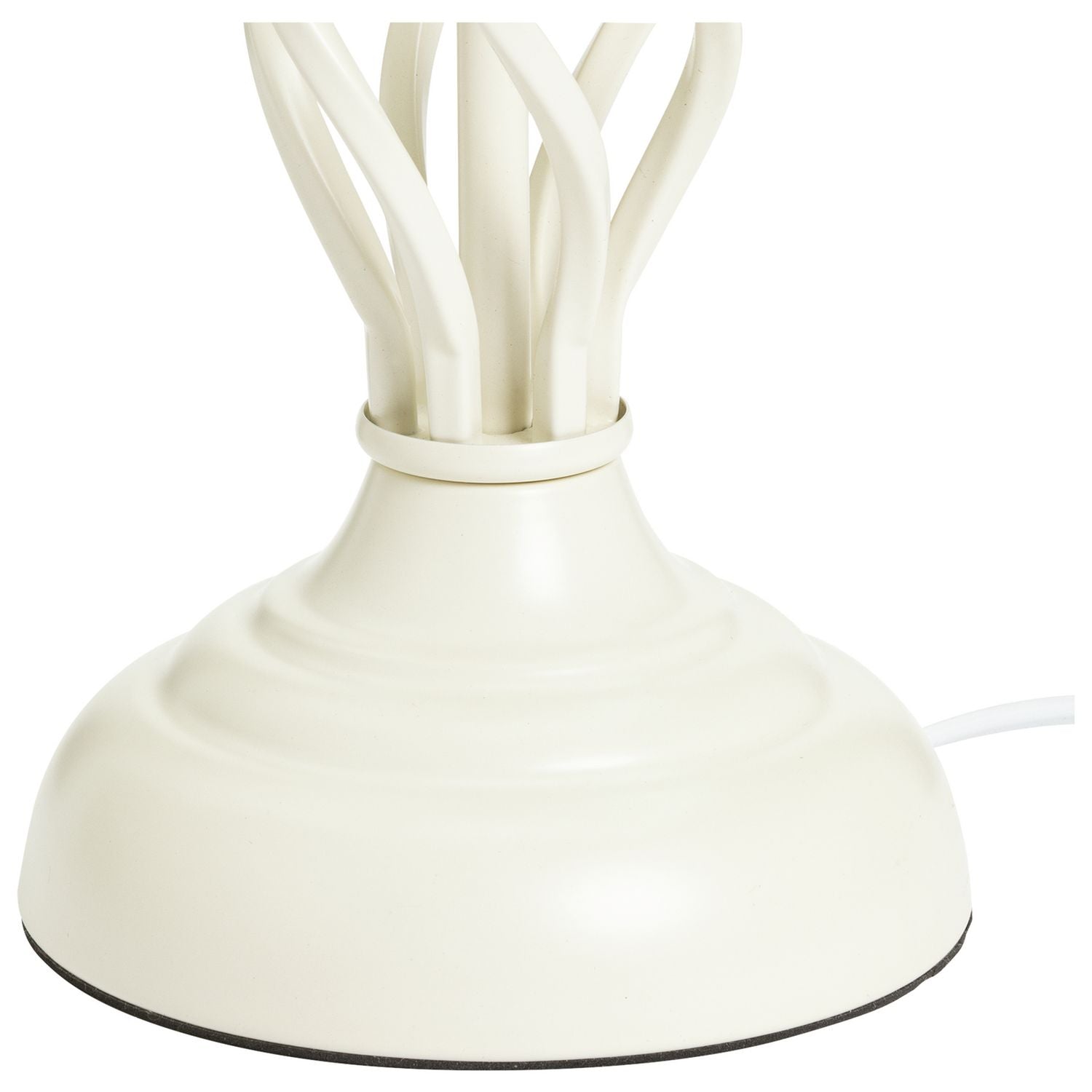 Argos Home Twist cream table lamp 42cm - British product