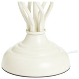 Argos Home Twist cream table lamp 42cm - British product
