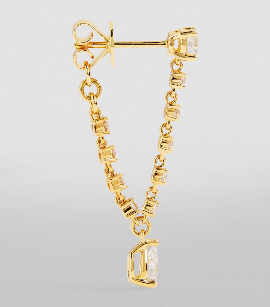 Anita Ko Olivia single earring yellow gold diamonds - British product