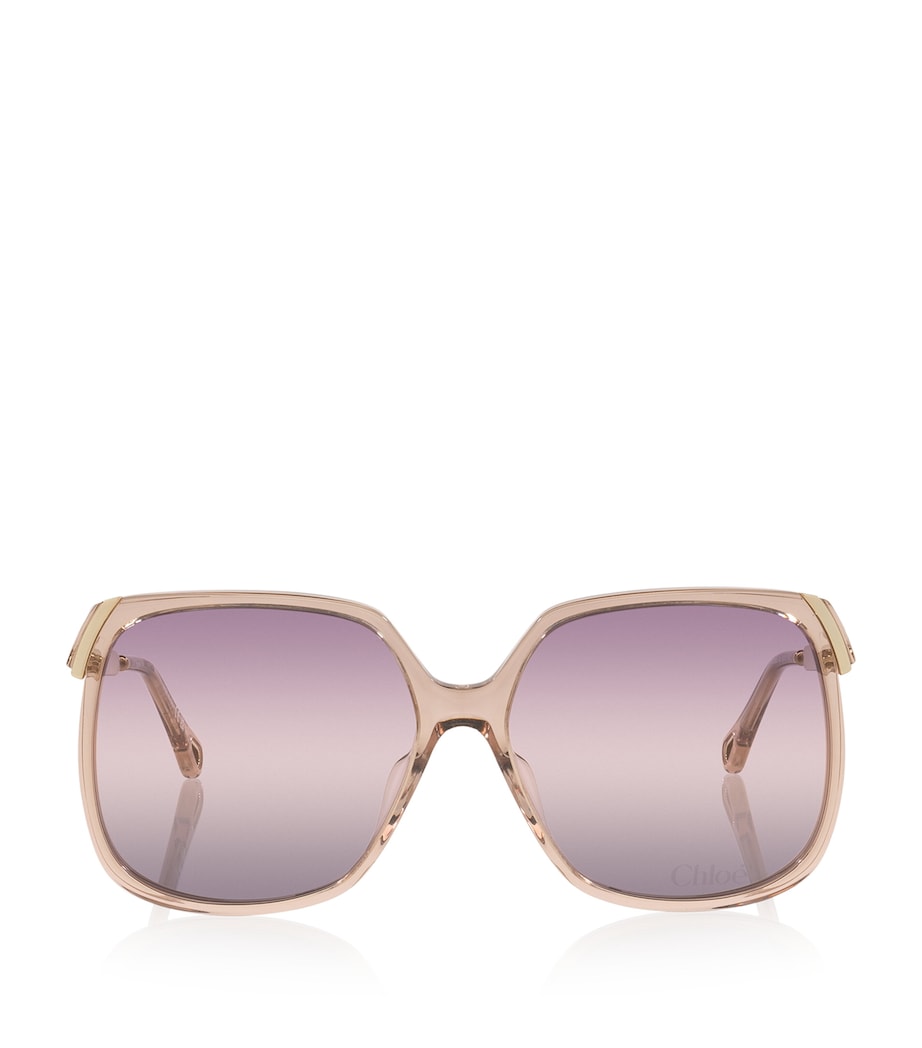 Chloé CH0286S rectangular acetate sunglasses - British product