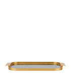 Kaymet marble ribbed serving tray 35cm, UK version