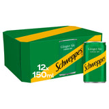 Schweppes Canada Dry Ginger Ale 12x150ml Mixers Sainsburys   