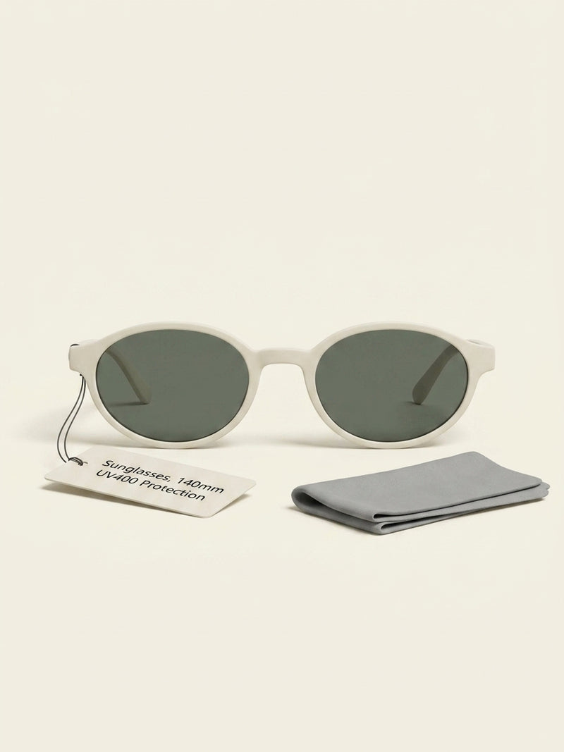 CELINE oval-frame metal sunglasses with tinted lenses, UK version