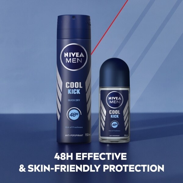 NIVEA MEN Anti-Perspirant Deodorant Spray, Cool Kick, 150ml GOODS Superdrug   