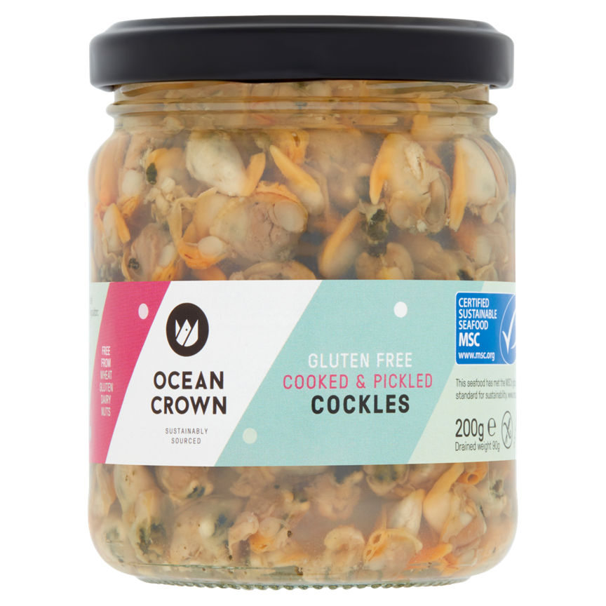 Ocean Crown Cooked and Pickled Cockles GOODS ASDA   