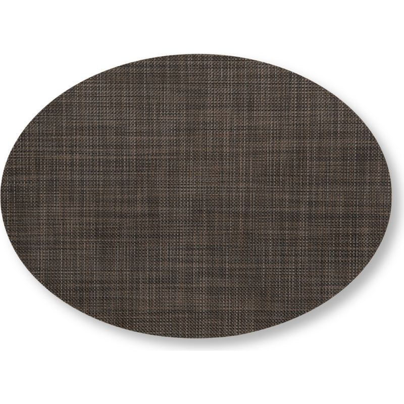 Chilewich Mini Basketweave oval placemat 36cm x 49cm, imported from the UK
