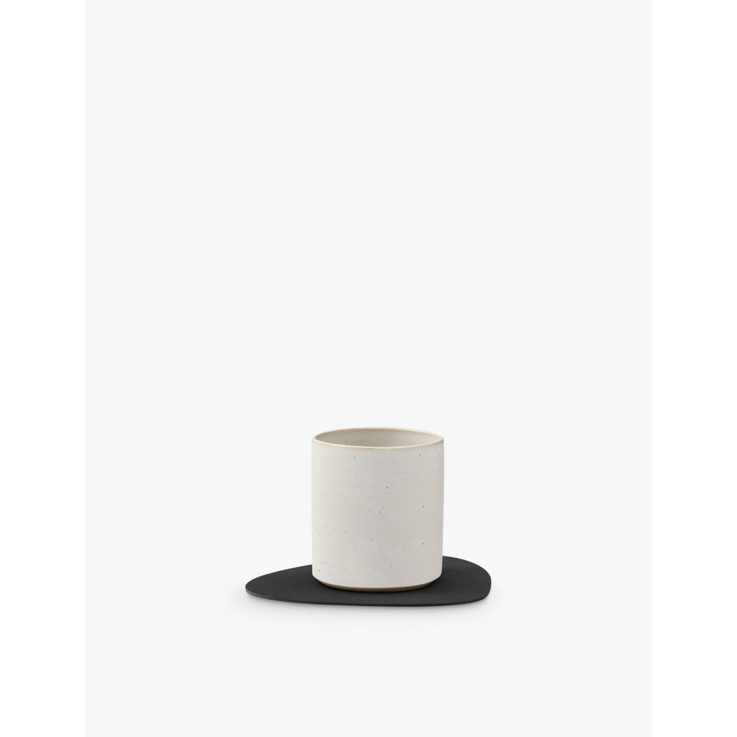 LIND DNA Nupo curved leather coaster 13.5cm, UK version