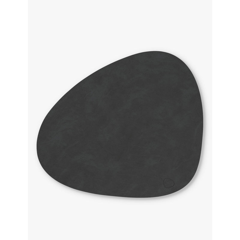 Lind DNA Curve leather table mat, imported from the UK