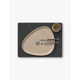 Lind DNA square leather placemat 45cm x 35cm, imported from the UK