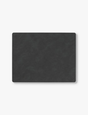 Lind DNA square leather placemat 45cm x 35cm, imported from the UK