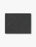 Lind DNA square leather placemat 45cm x 35cm, imported from the UK