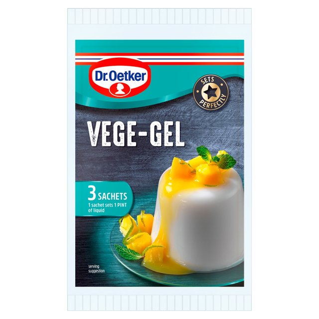 Dr. Oetker Vege-Gel Sachet   3 x 6.5g GOODS M&S   