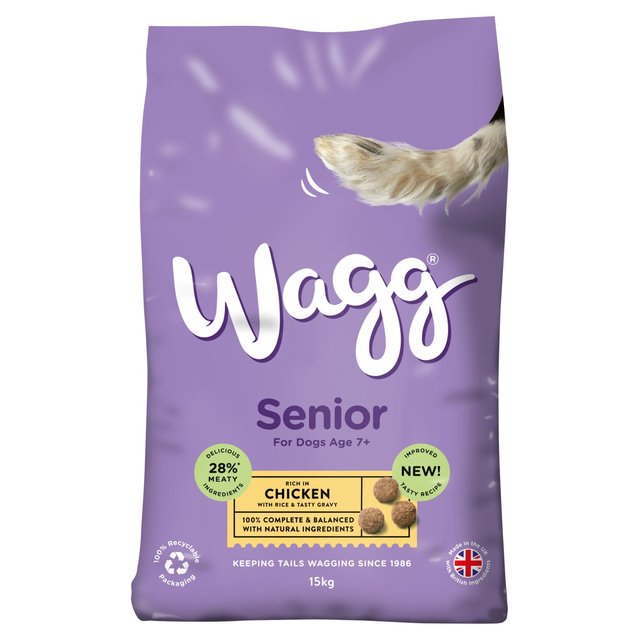 Wagg Complete Senior Dry Dog Food   15kg GOODS M&S   