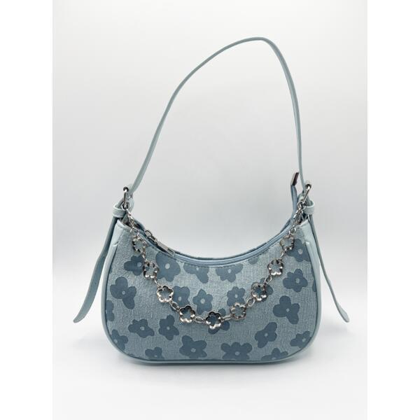 SVNX miniature floral shoulder bag blue, UK version