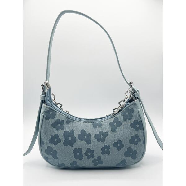 SVNX miniature floral shoulder bag blue, UK version