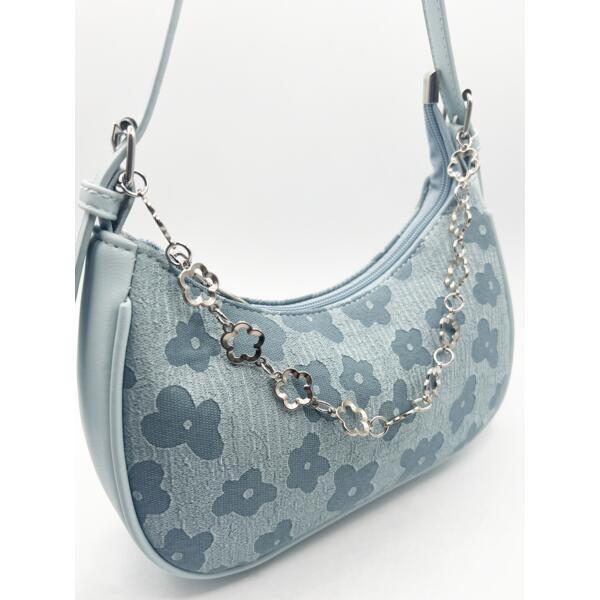 SVNX miniature floral shoulder bag blue, UK version