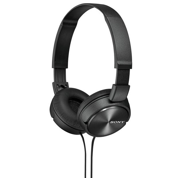 Sony ZX310 on-ear wired headphones black, imported from the UK