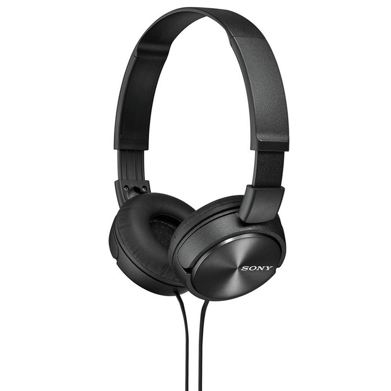 Sony ZX310 on-ear wired headphones black, imported from the UK