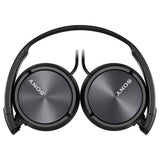 Sony ZX310 on-ear wired headphones black, imported from the UK