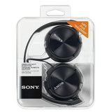 Sony ZX310 on-ear wired headphones black, imported from the UK