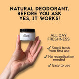 The Natural Deo Co gentle deodorant cream tangerine 55g, UK version