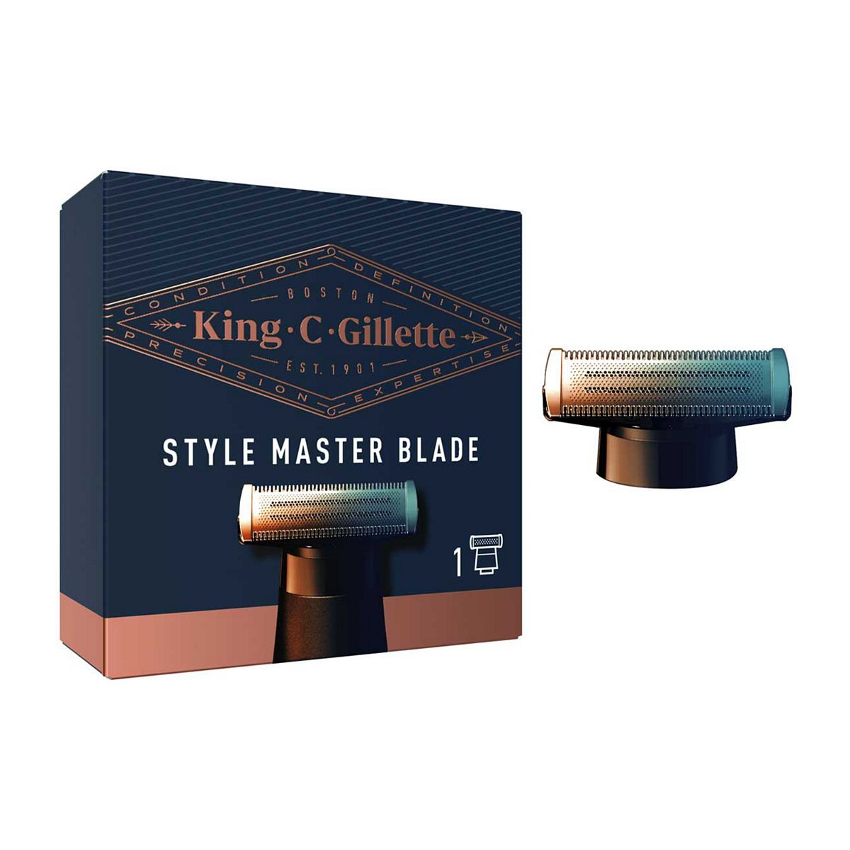 King C. Gillette Style Master replacement Blade with 4-Directional Razor Blade GOODS Boots   