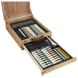 YXSH portable art chest 150 pieces wooden easel - British product
