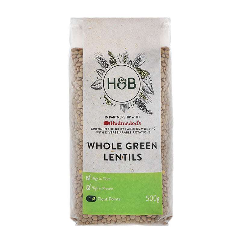 Holland & Barrett Whole Green Lentils 500g, UK version