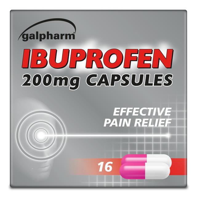 Galpharm Ibuprofen 200mg Capsules   16 per pack GOODS M&S   