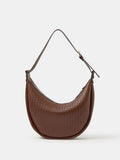 Accessorize brown woven shoulder bag, imported from the UK