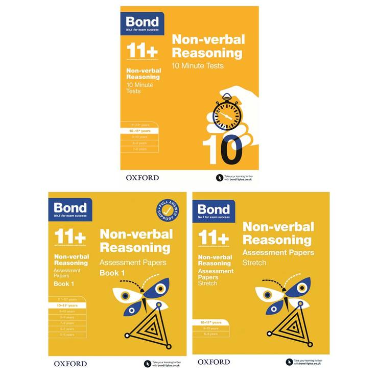 Bond 11+ assessment papers pack age 10-11, imported from the UK