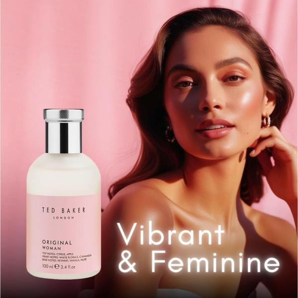 Ted Baker Woman Pink EDT floral fragrance 100ml, imported from the UK